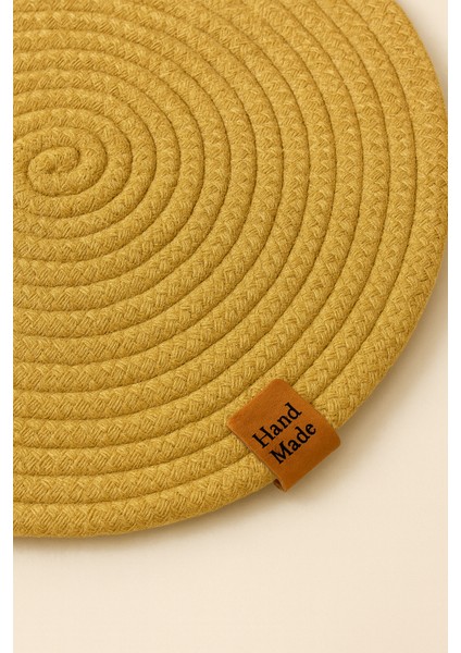 6'lı Jut Supla Amerikan Servis Takımı – %100 Pamuk, El Yapımı, Kaymaz Yuvarlak Tabak Altlığı fiyatları