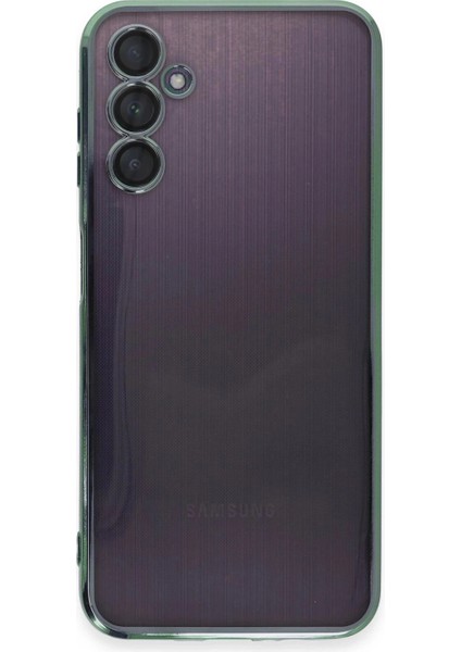 Samsung Galaxy A14 4g Kılıf Lensli Silikon - Yeşil fiyatları