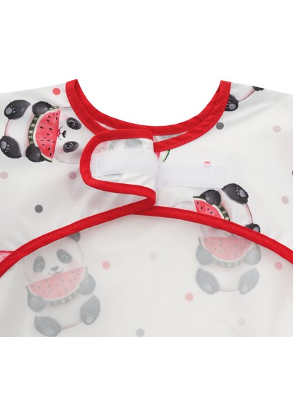 Uzun Kollu Sıvı Geçirmez Bebek Önlüğü 6-24 Ay | Mama ve Aktivite Önlüğü-Panda fırsatları