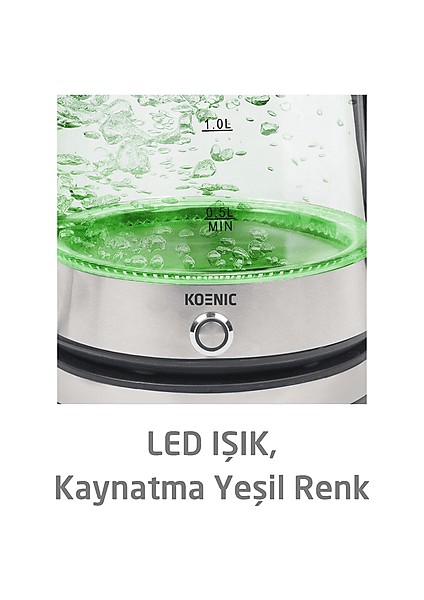 Koenıc Ktm 151726 M Tr Cam Çay Makinesi indirimleri