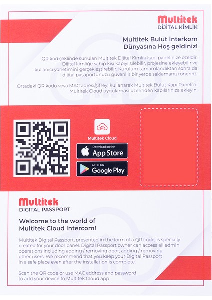 DIP72 Bulut Kapı Paneli (Monitörsüz Çalışır, 30 Daireye Kadar Destekler) modelleri