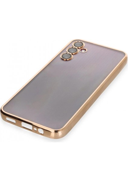 Samsung Galaxy A14 4g Kılıf Lensli Silikon - Gold fırsatları