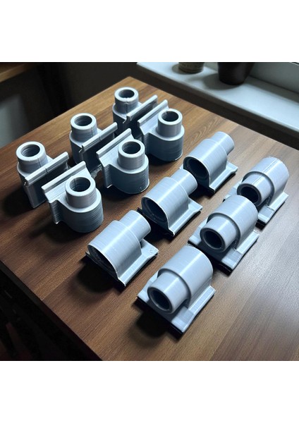 3 Adet Rollup Banner Çubuk Ucundaki Sert Plastik Aparatı