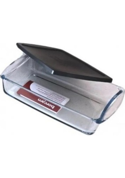 Siyah Kapaklı Dikdörtgen Borcam