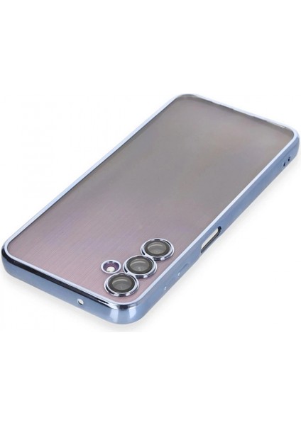 Samsung Galaxy A14 4g Kılıf Lensli Silikon - Açık Mavi modelleri