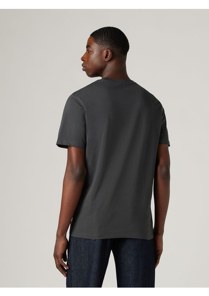 Erkek Bisiklet Yaka Antrasit T-Shirt Tişört 22491-1291 fiyatları