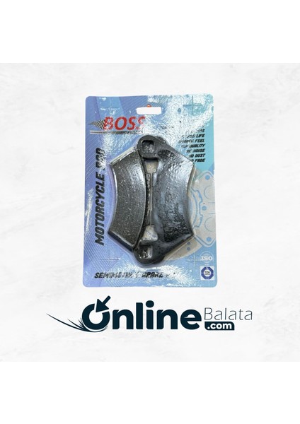 Mondial Ressivo 250 Arka Fren Balatası Boss Yerli Üretim OBBS170
