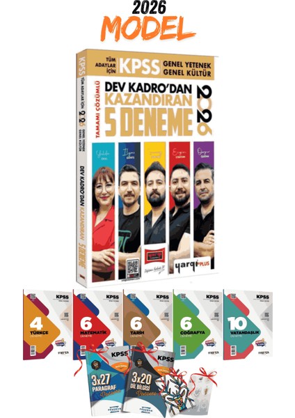 2026 Kpss Gygk Yargı Yayınları Dev Kadrodan Kazandıran Çözümlü 5 Deneme ve 7li Branş Deneme Seti