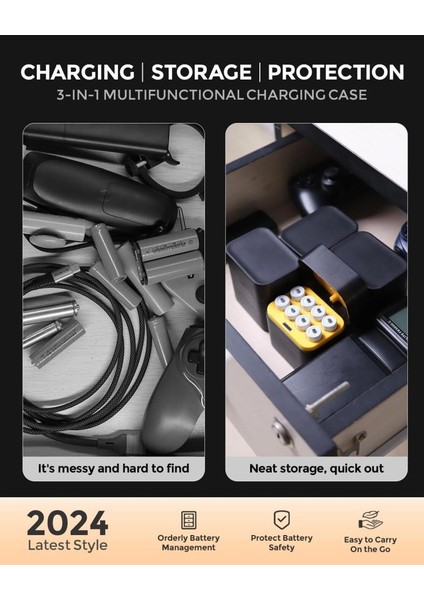 3600 Mwh Aa Lityum Şarjlı Pil Seti (8’li) + 8 Yuvalı Şarj Ünitesi fiyatları