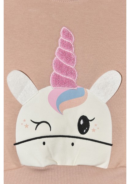 Kız Çocuk Kışlık 2 - 5 Yaş Unicorn Baskılı Içi Polarlı Yumuşak Takım - 5264326 fiyatları