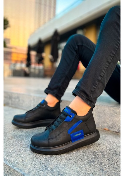 CH131 - Gst Frogner Erkek Bot Sıyah/sax Mavı