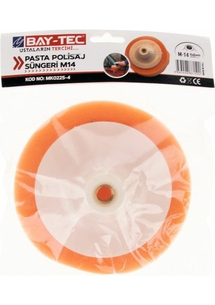 Pasta Polisaj Süngeri M14 MK0225-4 modelleri