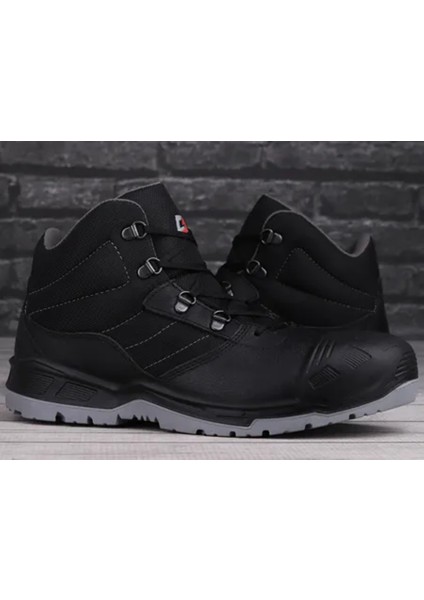 Garsport Felix Mid 3 S3 Siyah Deri Çelik Burun Kevlar Ara Taban Bot modelleri
