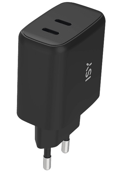 IWC-0005 65W 2xusb C Bk Güç Adaptörü Siyah fırsatları