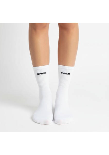 Gost Liria - Sloganlı Ribanalı Tenis Çorap 3 Lü modelleri