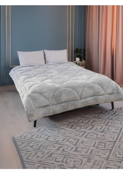 Welsoft Akfil Midye Desen Battal Boy Yorgan modelleri