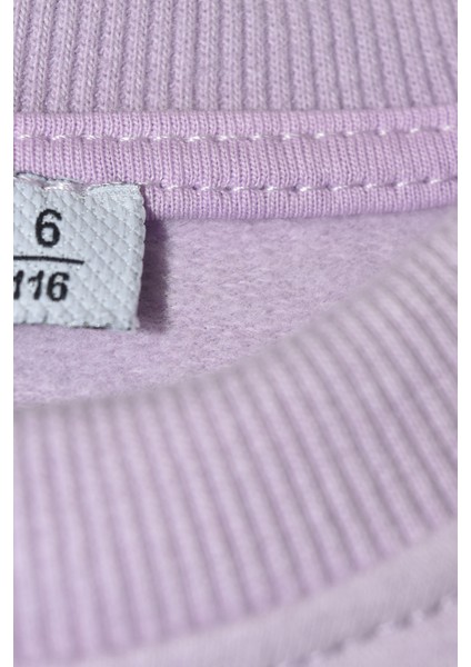 Kız Çocuk Kışlık 6 - 9 Yaş Gökkuşağı Baskılı Içi Polarlı Yumuşak Takım - 6264360 fırsatları