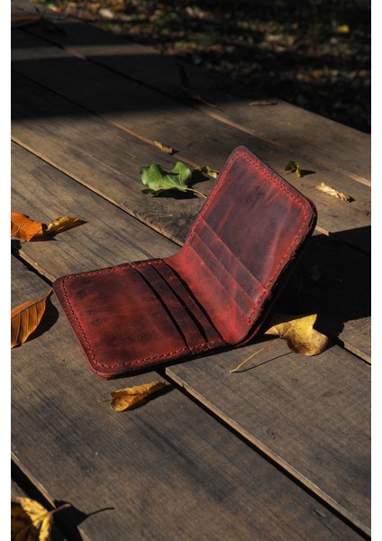Deri Dikey Klasik Erkek Cüzdan - Hakiki Dana Derisi - El Işçiliği fiyatları