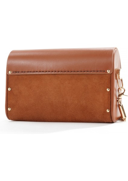 Liora Taba Süet Çapraz Zincir Askılı Günlük Abiye Gerçek Deri Kadın El ve Omuz Çantası fırsatları