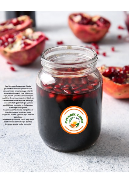 Nar Pekmezi 550 gr & Çiğ Susam Tahini 550 gr 2 Li Paket