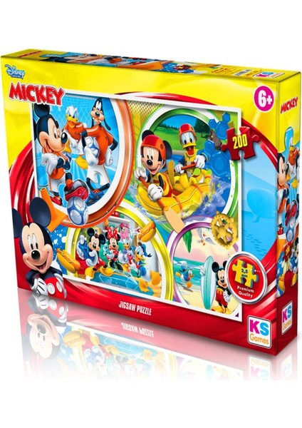 Mickey Mouse 200 Parça Puzzle