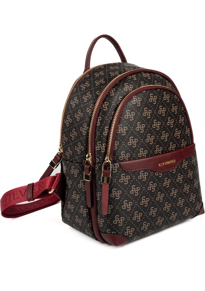 Kadın 1265-48624 Sılver Polo Sırt Çantası M178 Kahve Sarı-Mat Bordo fiyatları