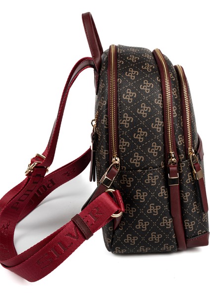 Kadın 1265-48624 Sılver Polo Sırt Çantası M178 Kahve Sarı-Mat Bordo modelleri