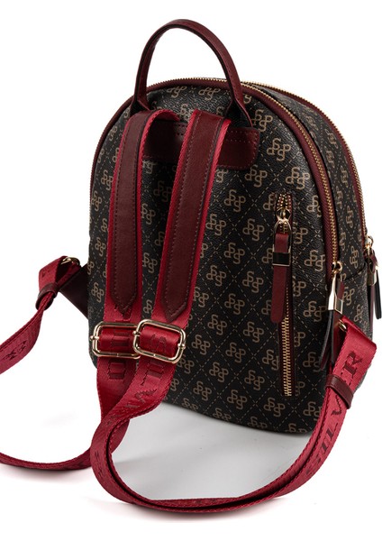 Kadın 1265-48624 Sılver Polo Sırt Çantası M178 Kahve Sarı-Mat Bordo fırsatları