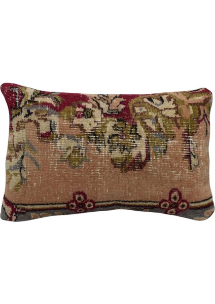 El Dokuma Halı Kırlent Yastık Kılıfı 0351 - Vintage - Çok Renkli fiyatları