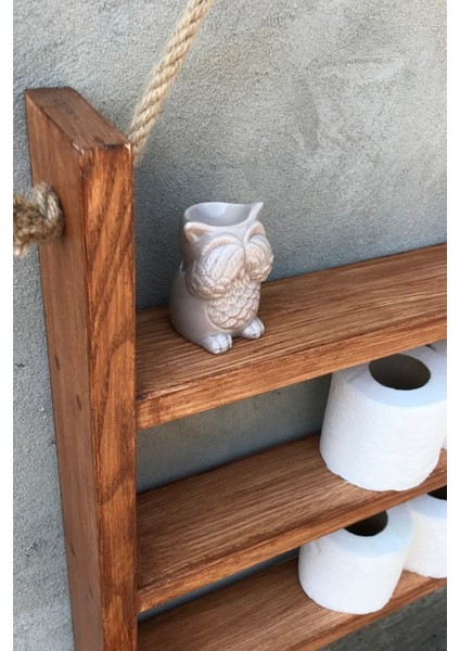 Yeşil Ahşap Banyo Rafı, Rustik ve El Yapımı Düzenleyici, Şık ve Doğal Tasarım indirimleri