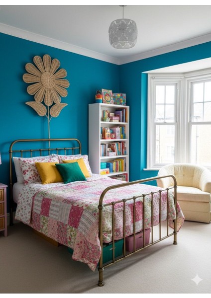 Rattan Duvar Dekoru Papatya modelleri