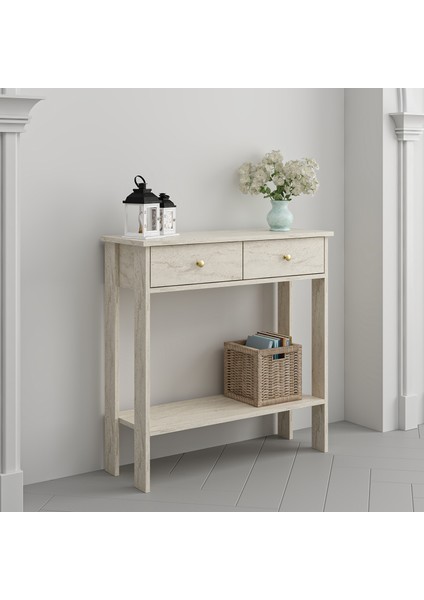 Çift Çekmeceli Dresuar Traverten fırsatları