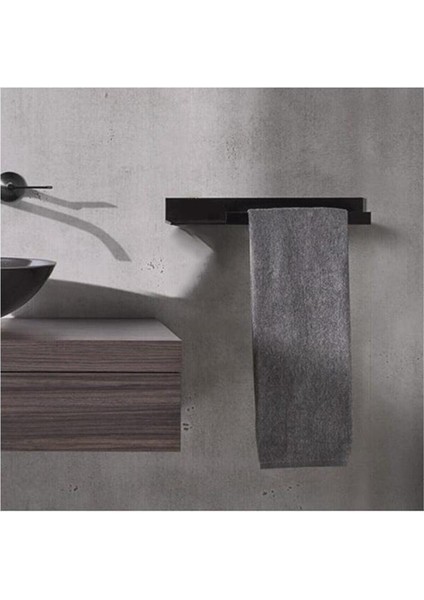 Modern Siyah Metal Havluluk ve Sabunluk Seti, Şık ve Kullanışlı Tasarım indirimleri