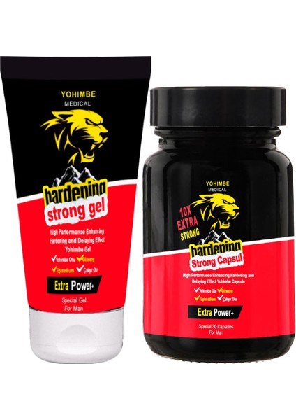 Firexl Yohmbeg Set 1er Tane Erkeklere Ekstreli Jel + 30LU Kaps Bir Arada