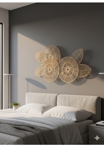 Rattan Duvar Dekoru Çiçek Desen fiyatları