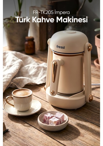 FR-TK205 Impera Türk Kahve Makinesi 5 Fincan Kapasiteli Sesli Uyarı Sistemi