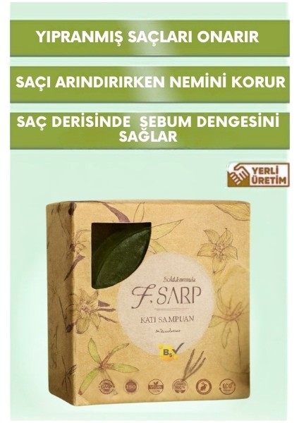 F. Sarp Katı Şampuan modelleri