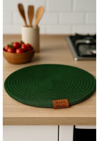 6'lı Jut Supla Amerikan Servis Takımı – %100 Pamuk, El Yapımı, Kaymaz Yuvarlak Tabak Altlığı fiyatları