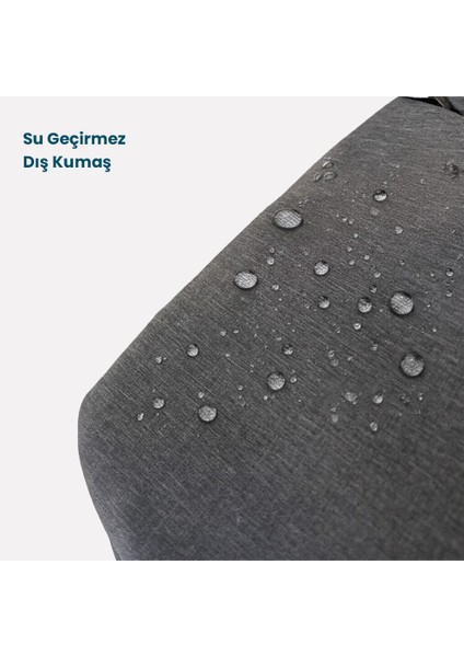 Hırsızlık Önleyici Seyahat Omuz Çantası Su Geçirmez Kesilmez Gizli Bölme Ayarlanabilir Günlük Unisex