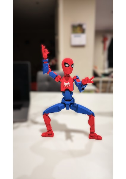 Dummy Örümcek Adam Tüm Eklemleri Hareketli Aksiyon Figürü Oyuncak