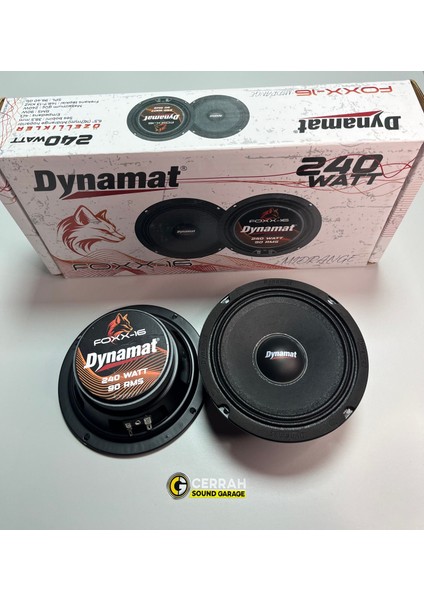 Foxx-16 16CM Rms 240 Watt Oto Hoparlör Midrange (2 Adet) fiyatları