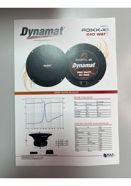 Foxx-16 16CM Rms 240 Watt Oto Hoparlör Midrange (2 Adet) fırsatları