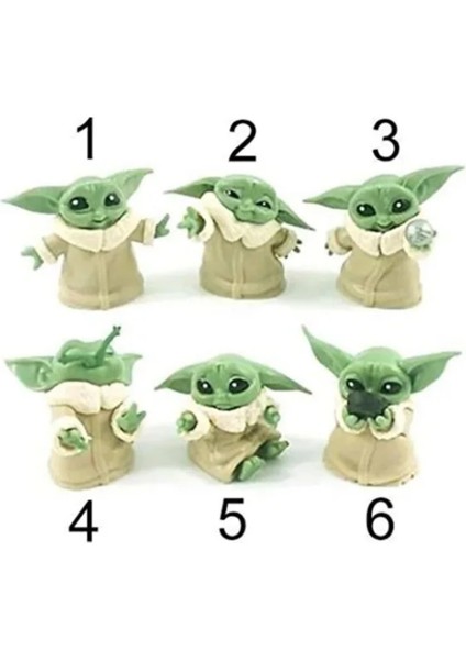 Mini Sevimli Uzay Yaratığı Figürü – 6 Model Seçenekli Koleksiyon Biblosu | Masaüstü Dekor Oyuncak