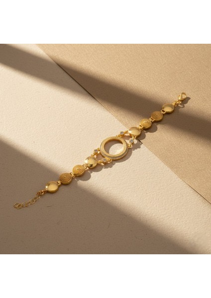 altın kaplama zirkon taşlı çeyrek çerçeveli bileklik blk-1202 fırsatları