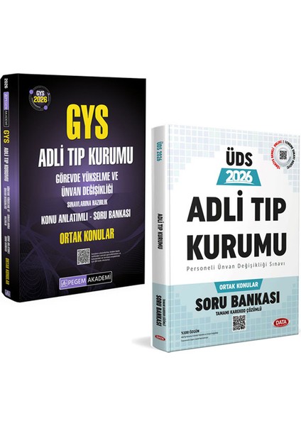 2026 Gys Adli Tıp Kurumu Ortak Konular Görevde Yükselme Sınavına Hazırlık Konu ve Soru Kitabı