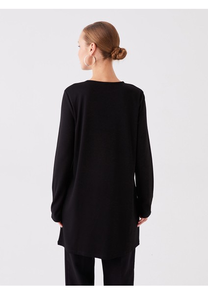 Yeni Sezon Bisiklet Yaka Payet Işlemeli Uzun Kollu Kadın Tunik indirimleri