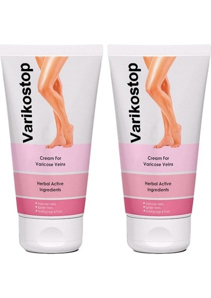 Süper Varikostop Vari.sli Bacaklara Effektif Masaj ve Bakım Kremi 50 ml 2'li