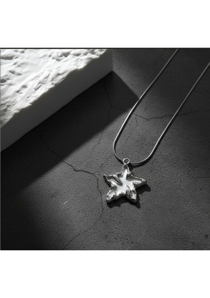 Silver Yıldız Kolye