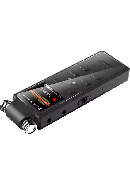 32 GB Premium Yeni Model LED Ekranlı Çift Mikrofonlu Profesyonel Ses Kayıt Cihazı Türkçe Menülü