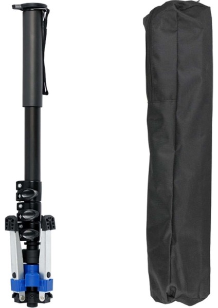 -802 Plus Profesyonel 175CM Metal Ayaklı Monopod Çıkarılabilir Sabitleme Ayağı, 5 kg Taşıma indirimleri